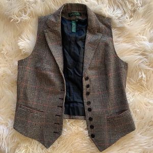 Ralph Lauren Plaid Vest